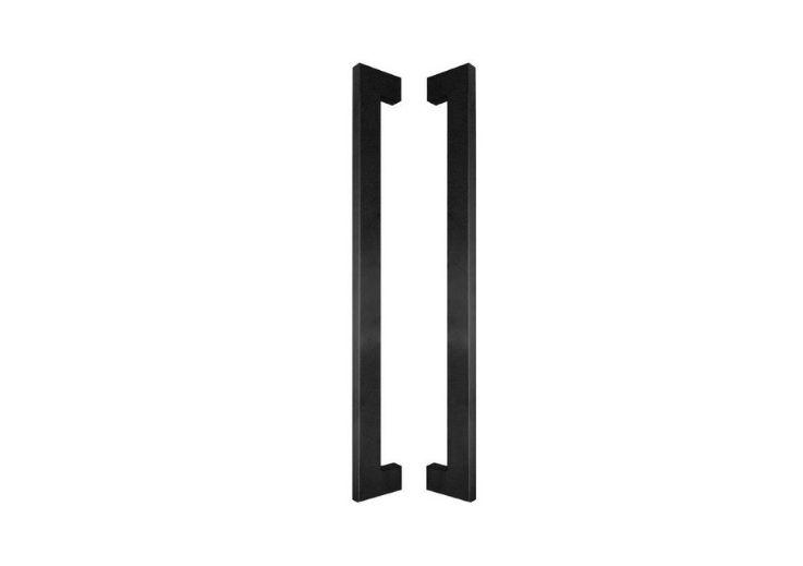 [TIR411560] Tirant de porte U90°K02 20/40 - aluminium thermolaqué RAL - paire - standard - entraxe 650 mm